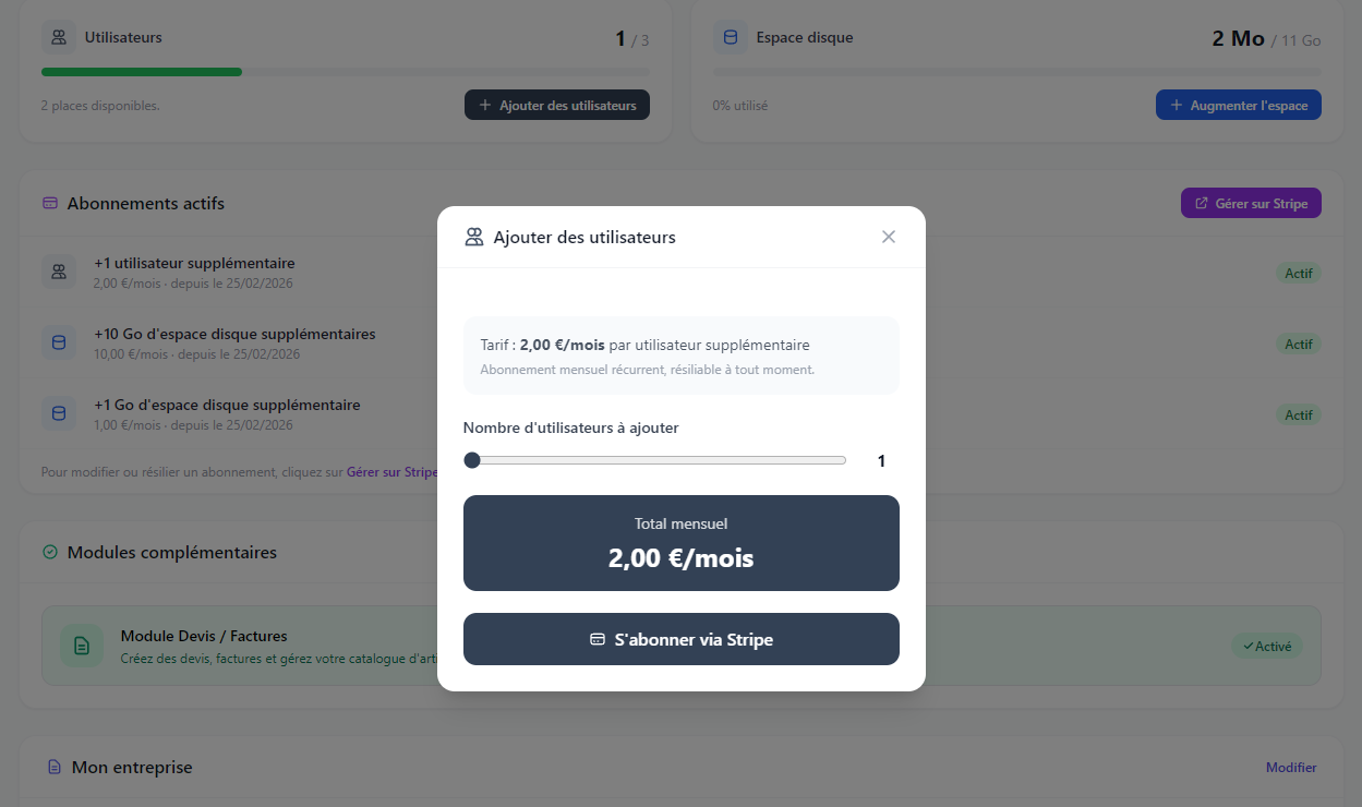 Description de la capture