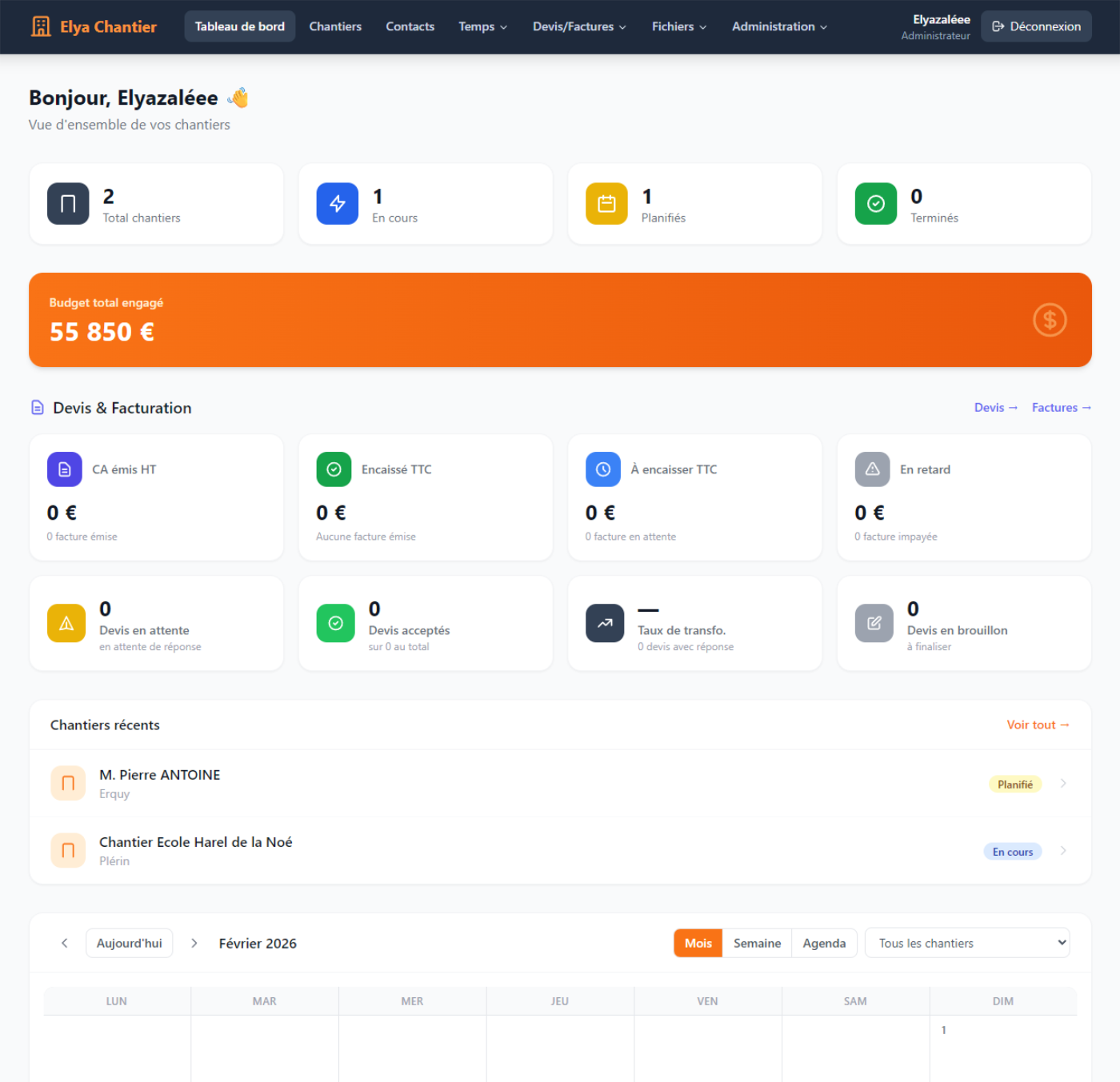 Description de la capture