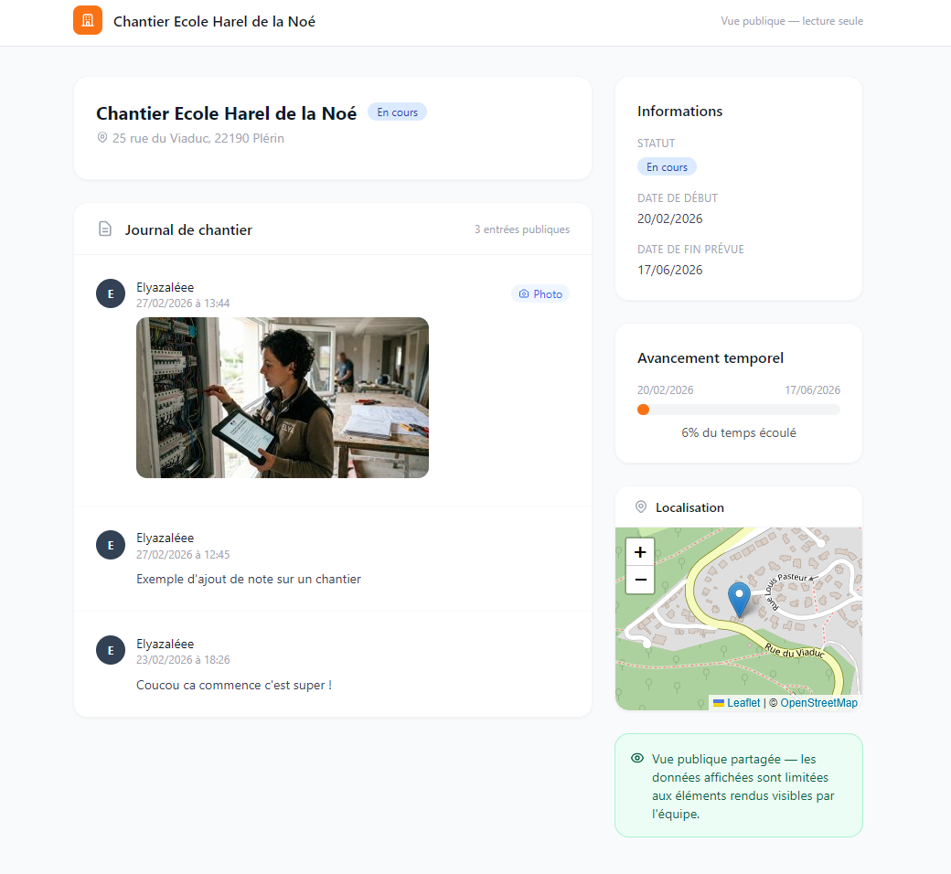 Description de la capture